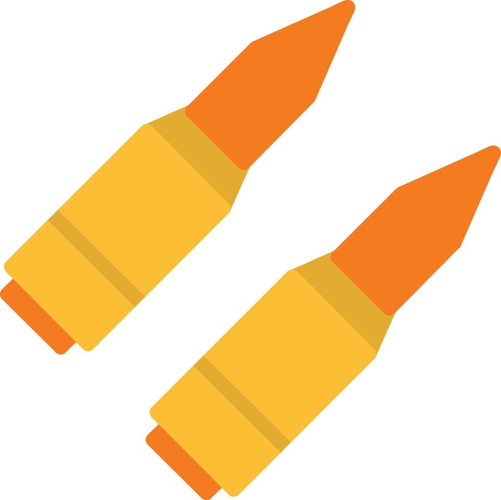 Munition flaches Symbol vektor