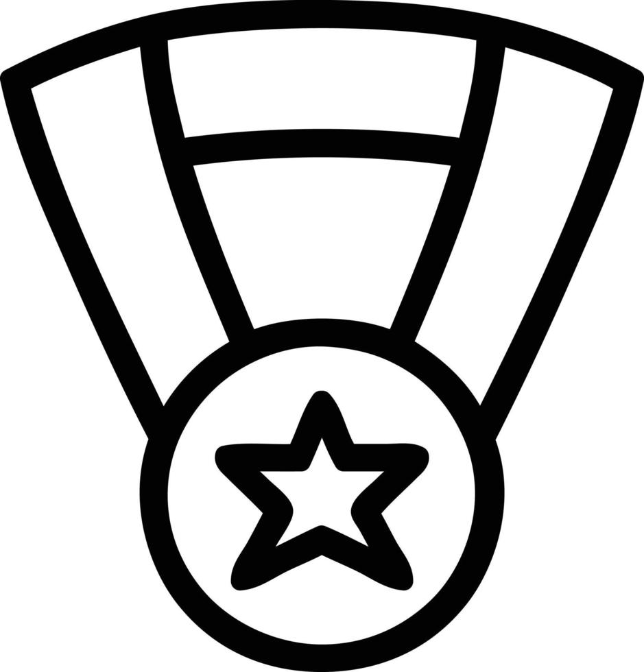 Symbol für die Medaillenvergabe vektor