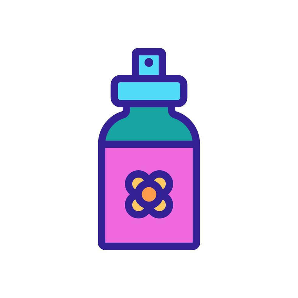 Raps-Sprühflasche Symbol Vektor Umriss Illustration