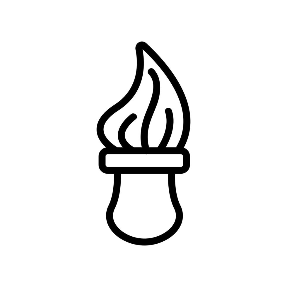symbol för barbershops ikon vektor. isolerade kontur symbol illustration vektor