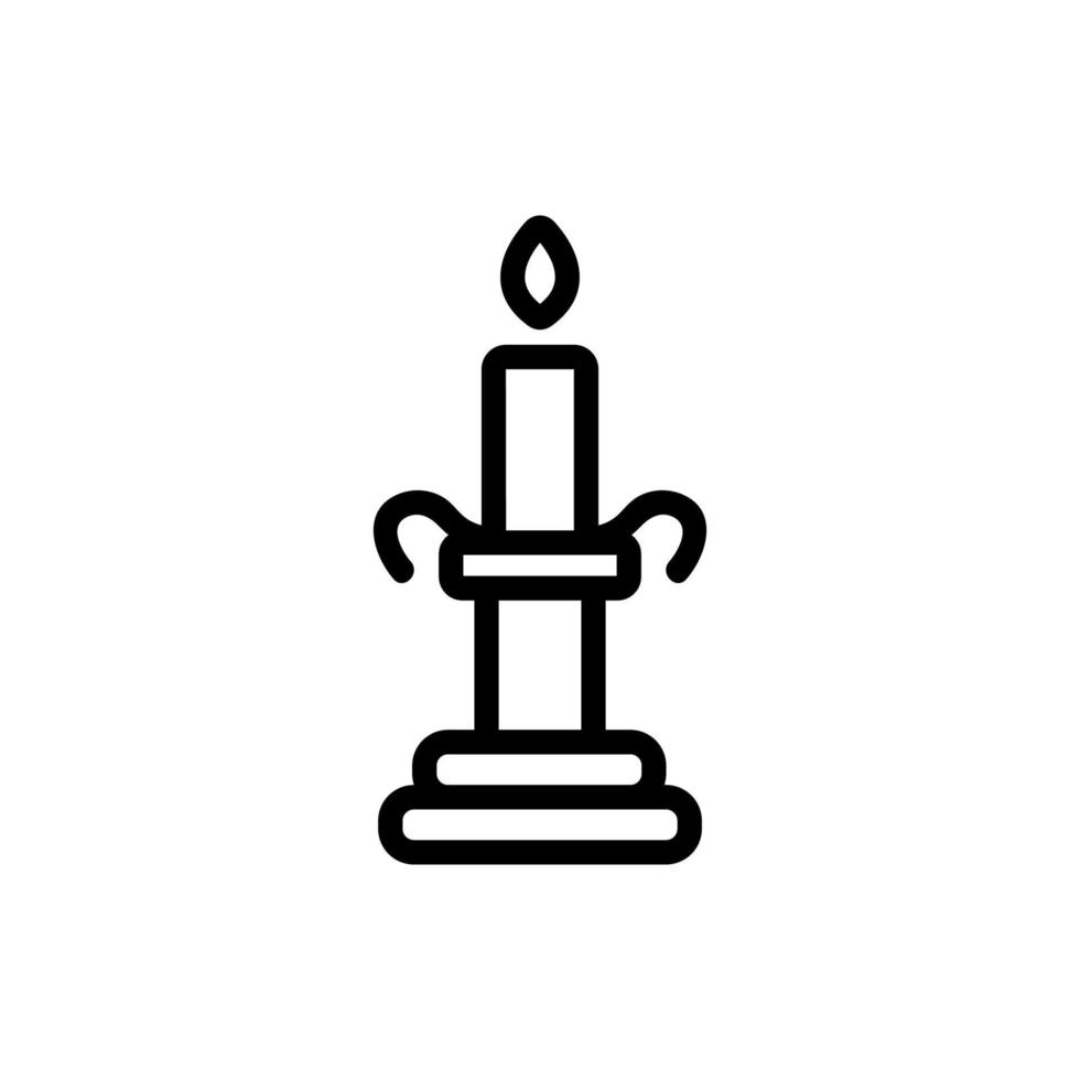 belysning ikon vektor. isolerade kontur symbol illustration vektor