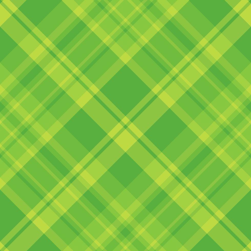Nahtloses Muster in faszinierenden niedlichen hellgrünen Farben für Plaid, Stoff, Textil, Kleidung, Tischdecke und andere Dinge. Vektorbild. 2 vektor