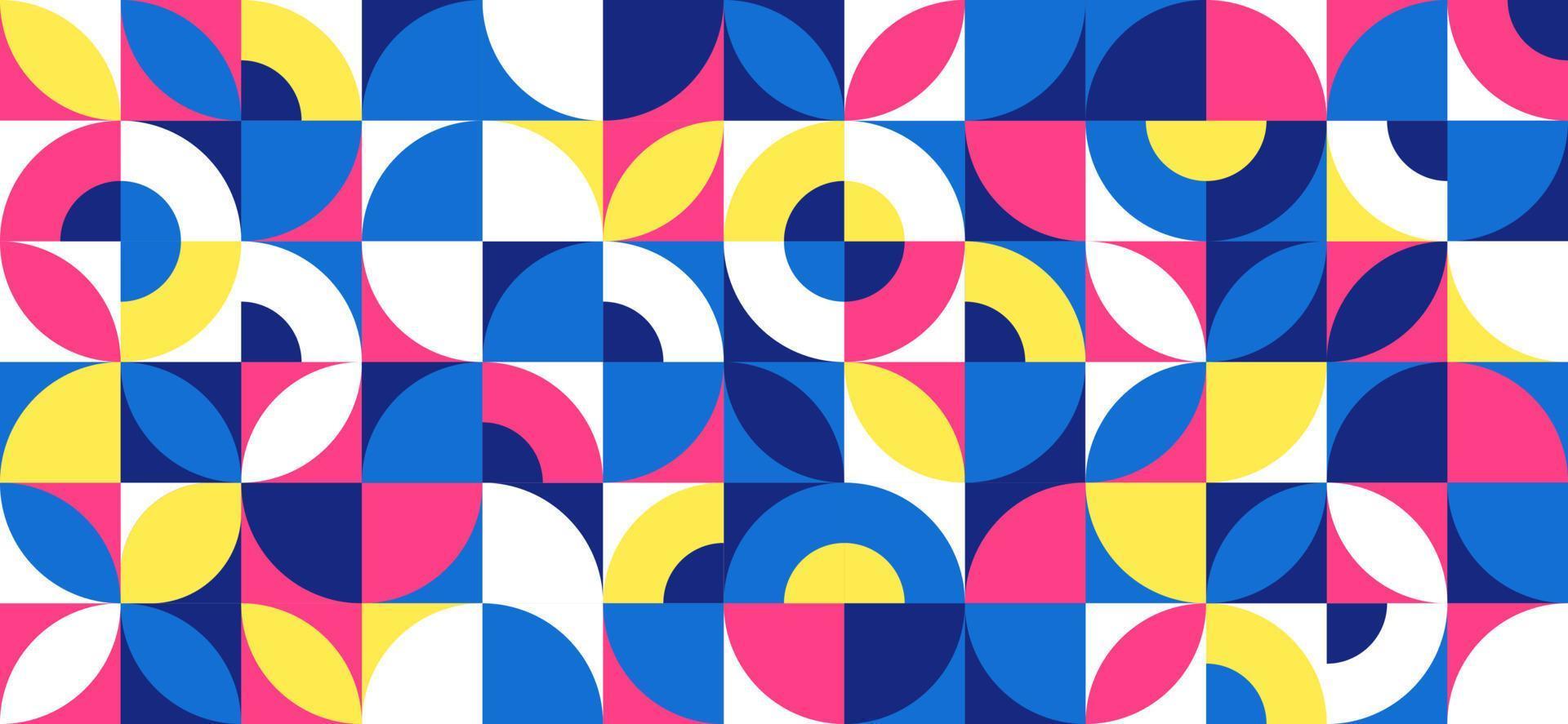Geometrie minimalistische Kompositionsvorlage. design für banner, flyer, druck, poster, tapete, stoff. abstrakt geometrisch. Vektor-Illustration. vektor