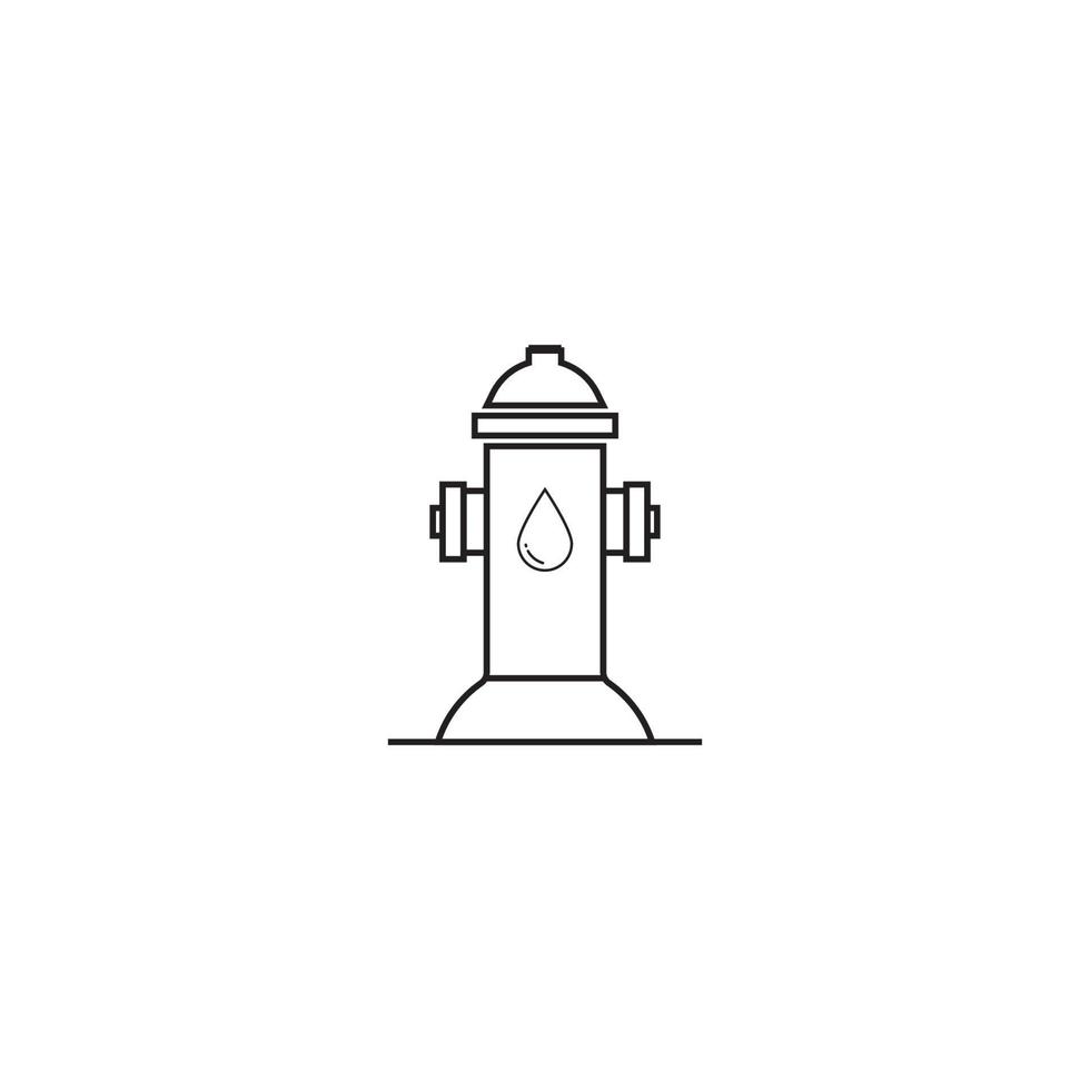 fireplug symbol vektor illustration vorlage design