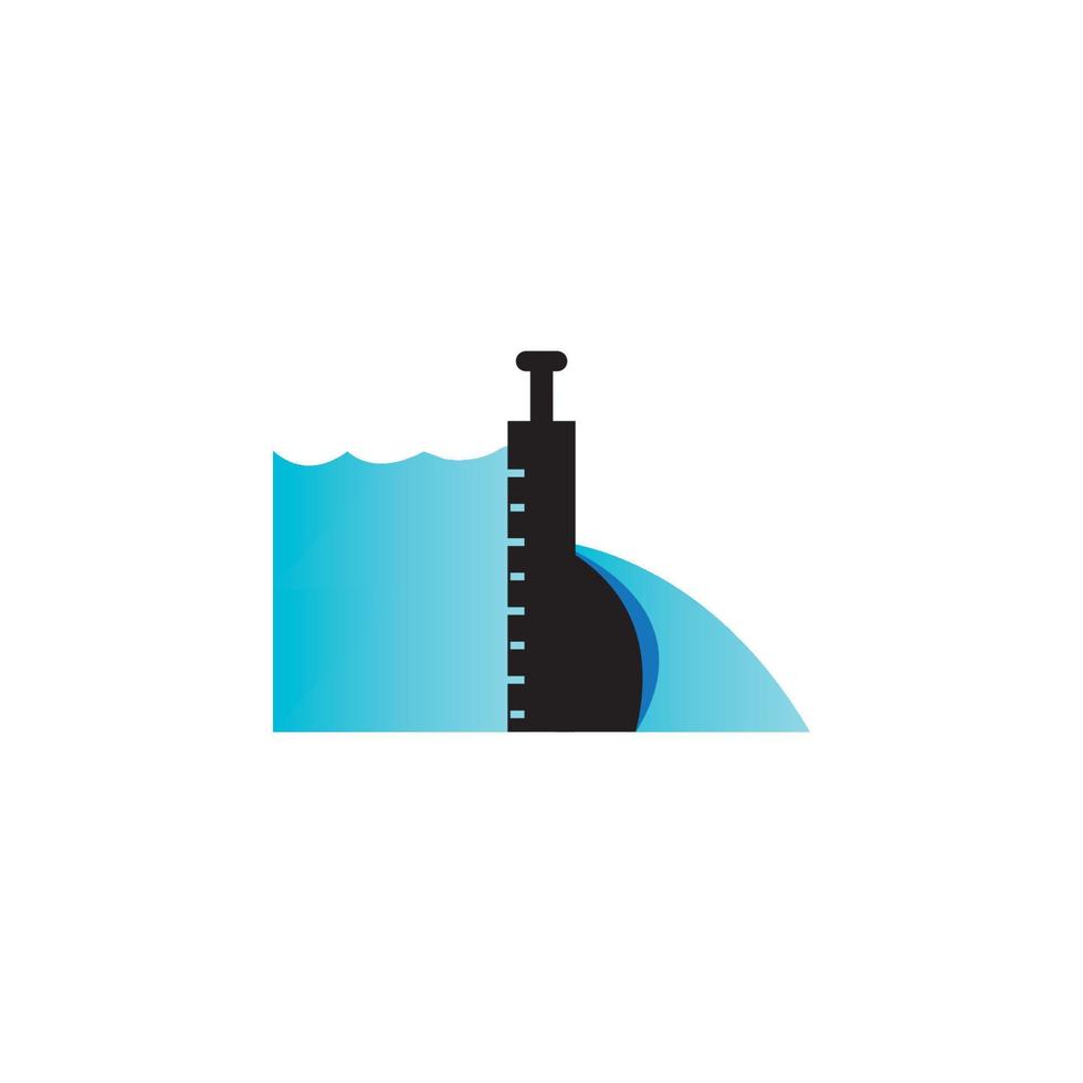 logotyp för vattendammen vektor