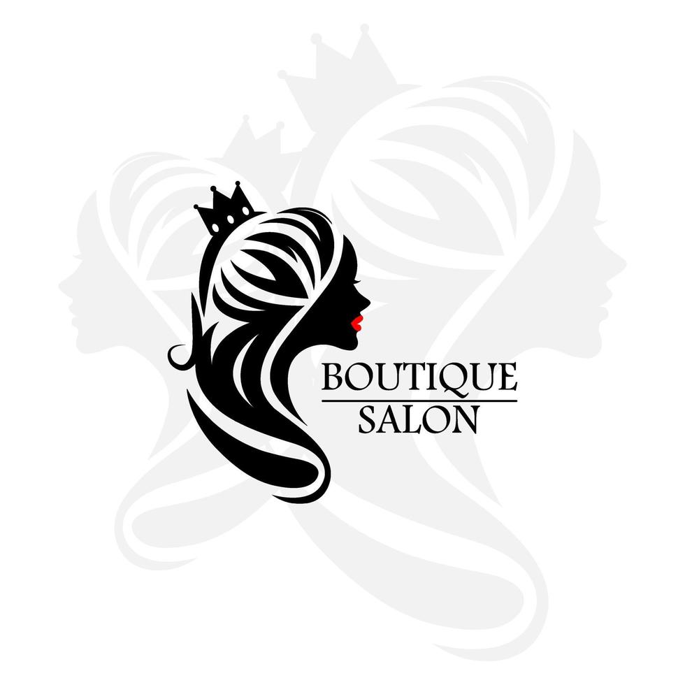 die illustration eines minimalistischen logo-designs kann für damenbekleidungsprodukte, symbole, zeichen, online-shop-logos, spezielle bekleidungslogos, boutiquen verwendet werden vektor