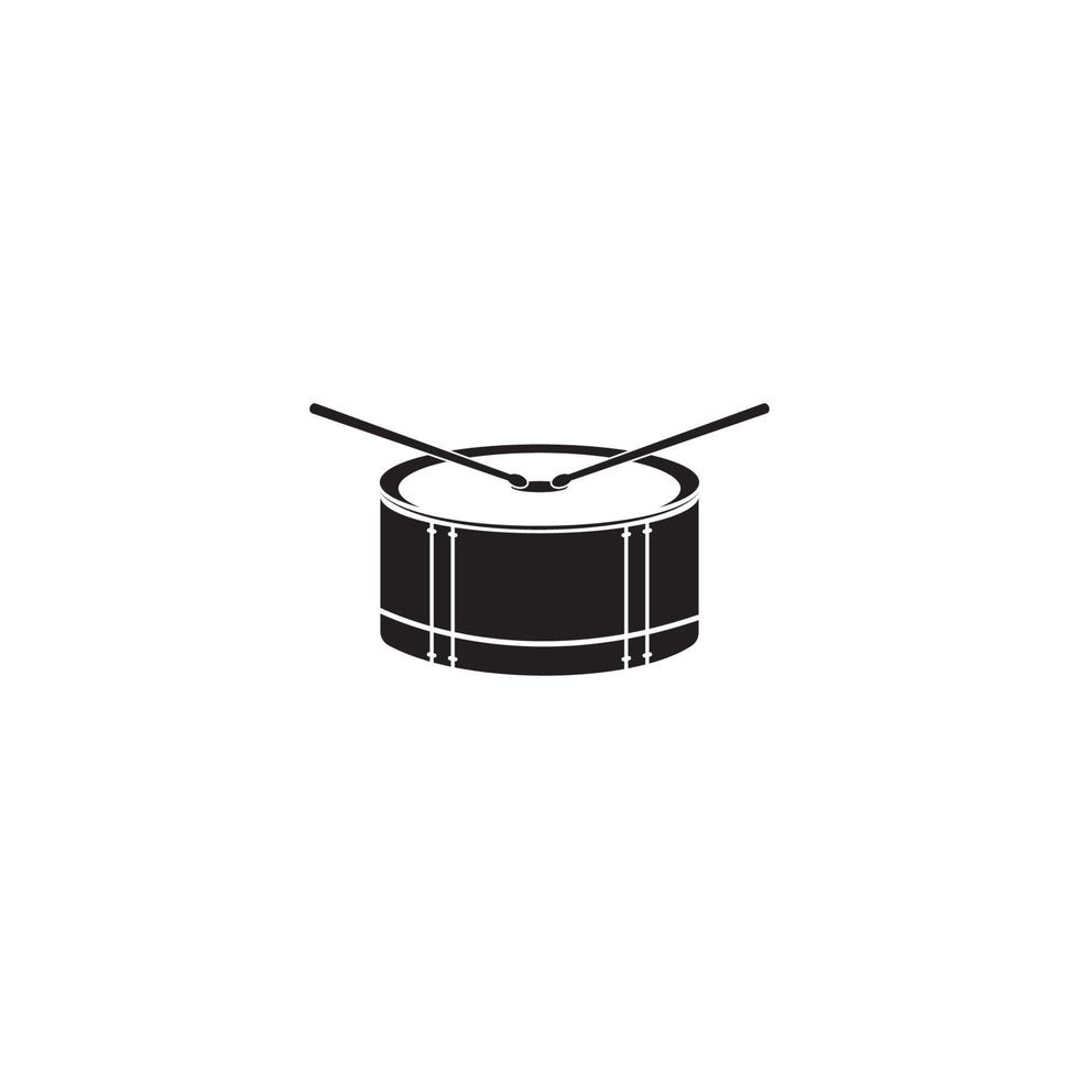 Drum-Symbol-Vektor-Illustration-Template-Design vektor