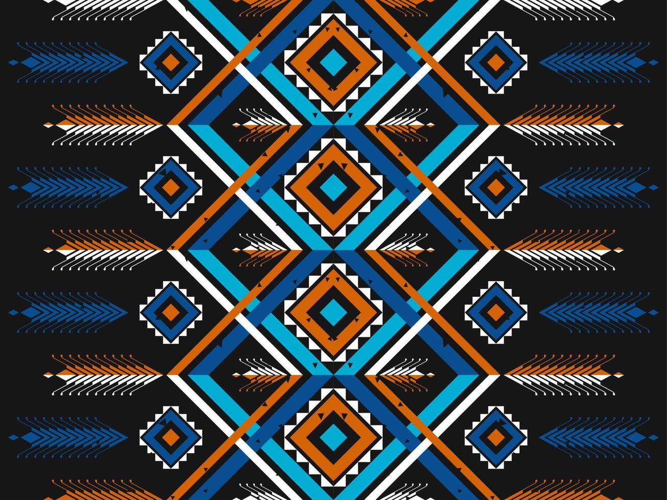 geometrisches ethnisches orientalisches muster traditionell. gestreifter Tribal-Stil. Design für Hintergrund, Tapete, Vektorillustration, Stoff, Kleidung, Batik, Teppich, Stickerei. vektor