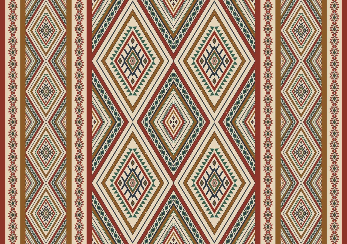 etniska geometriska orientaliska sömlösa mönster traditionella. randig i tribal stil. design för bakgrund, tapeter, vektorillustration, tyg, kläder, batik, matta, broderi. vektor