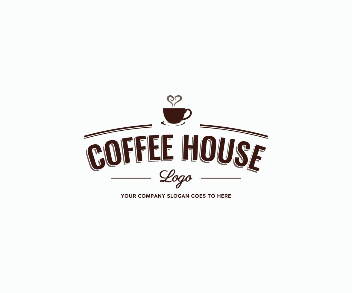 Kaffee-Logo, Vektorgrafiken, Symbole und Grafiken. Tee-Logo für Inspiration, Tee-Logo, Bio-Logo-Design. vektor