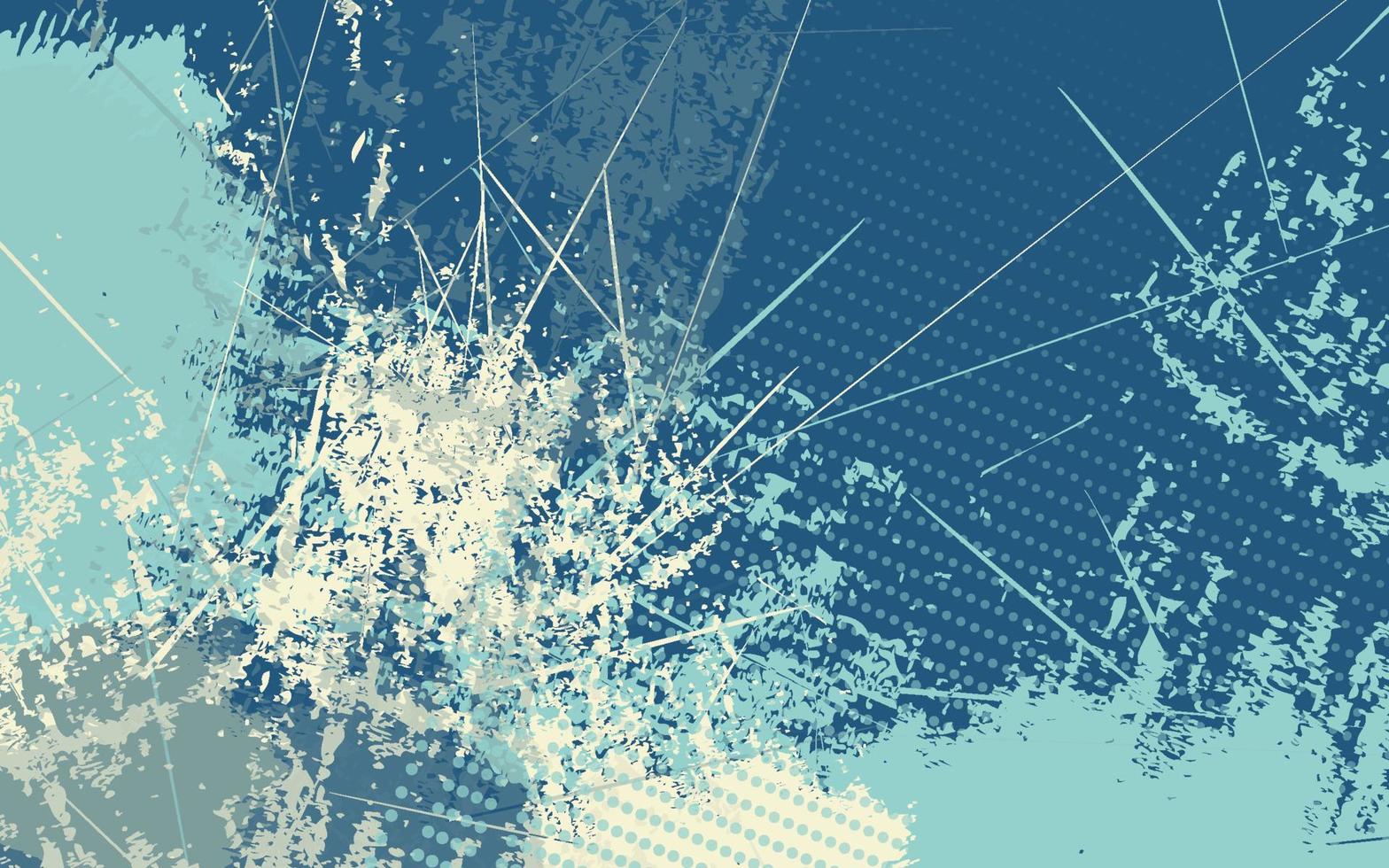 abstrakte Grunge-Textur blaue Farben Hintergrund vektor