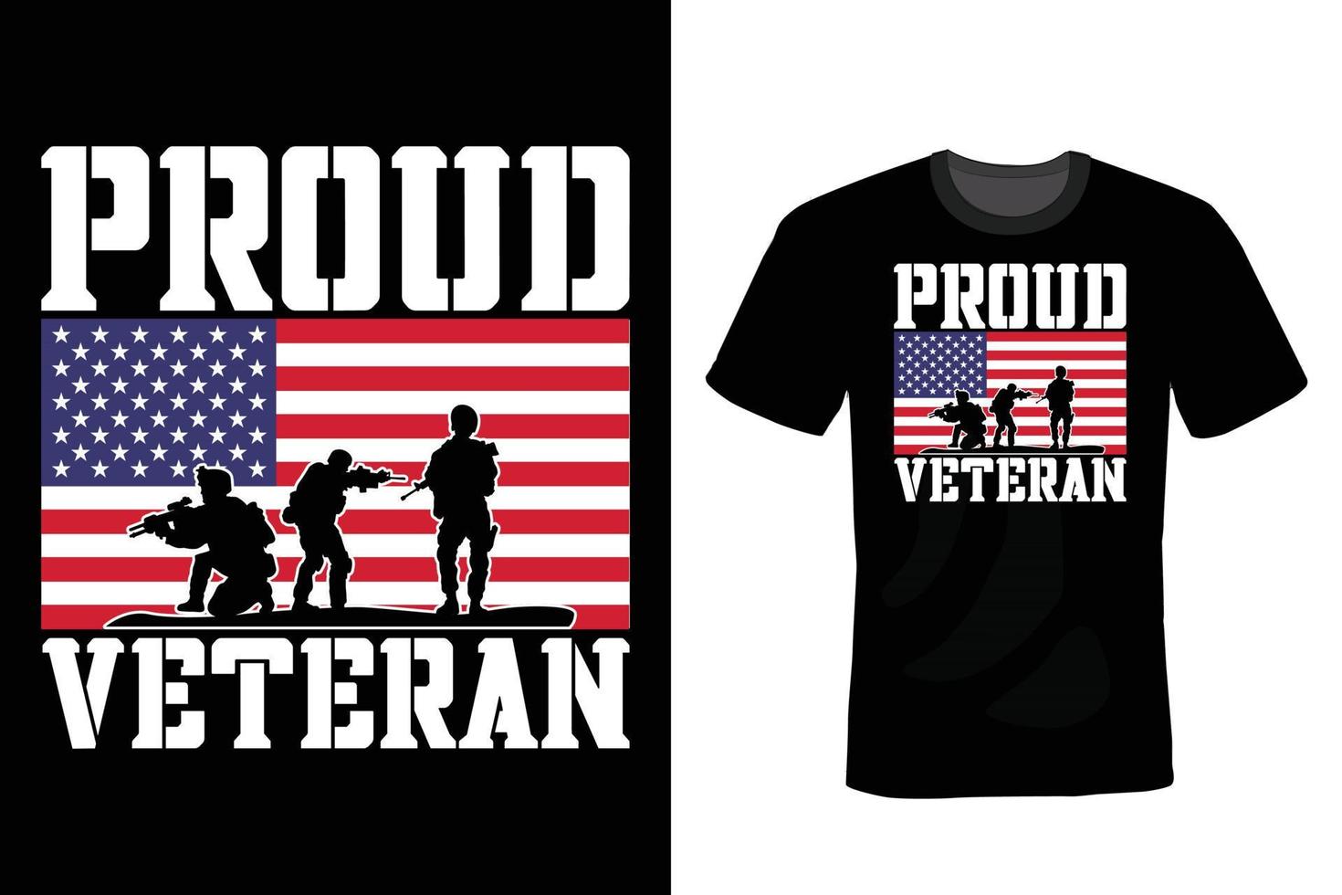 veteran day t-shirt design, vintage, typografi vektor