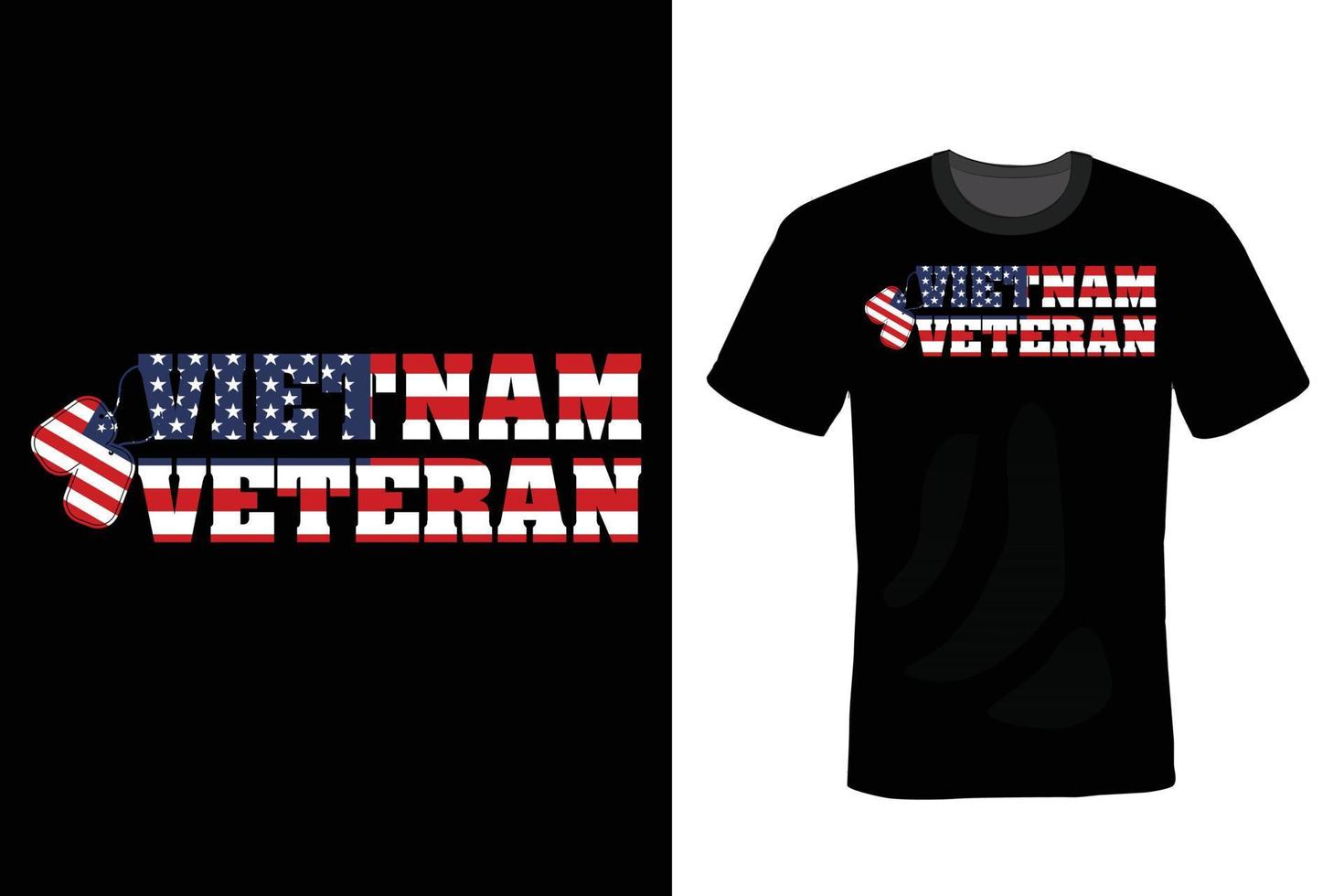 veteranentag t-shirt design, vintage, typografie vektor