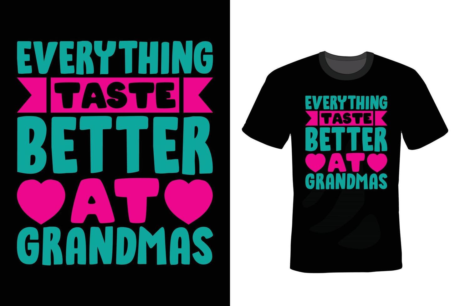 mormor t-shirt design, vintage, typografi vektor