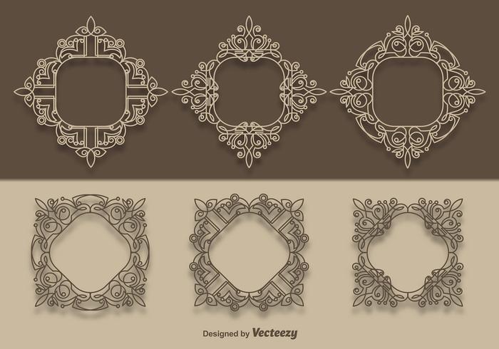 Vector Scrollwork Sammlung