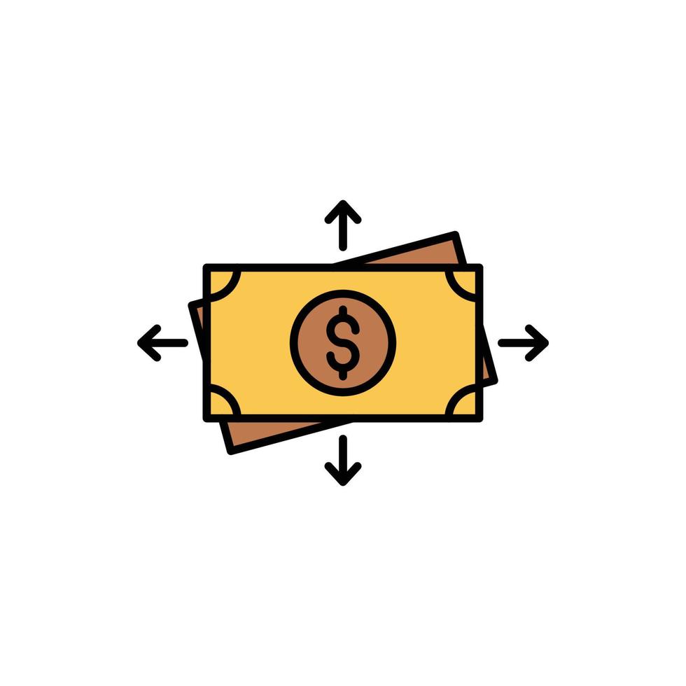 Geldwechsel-Symbol vektor