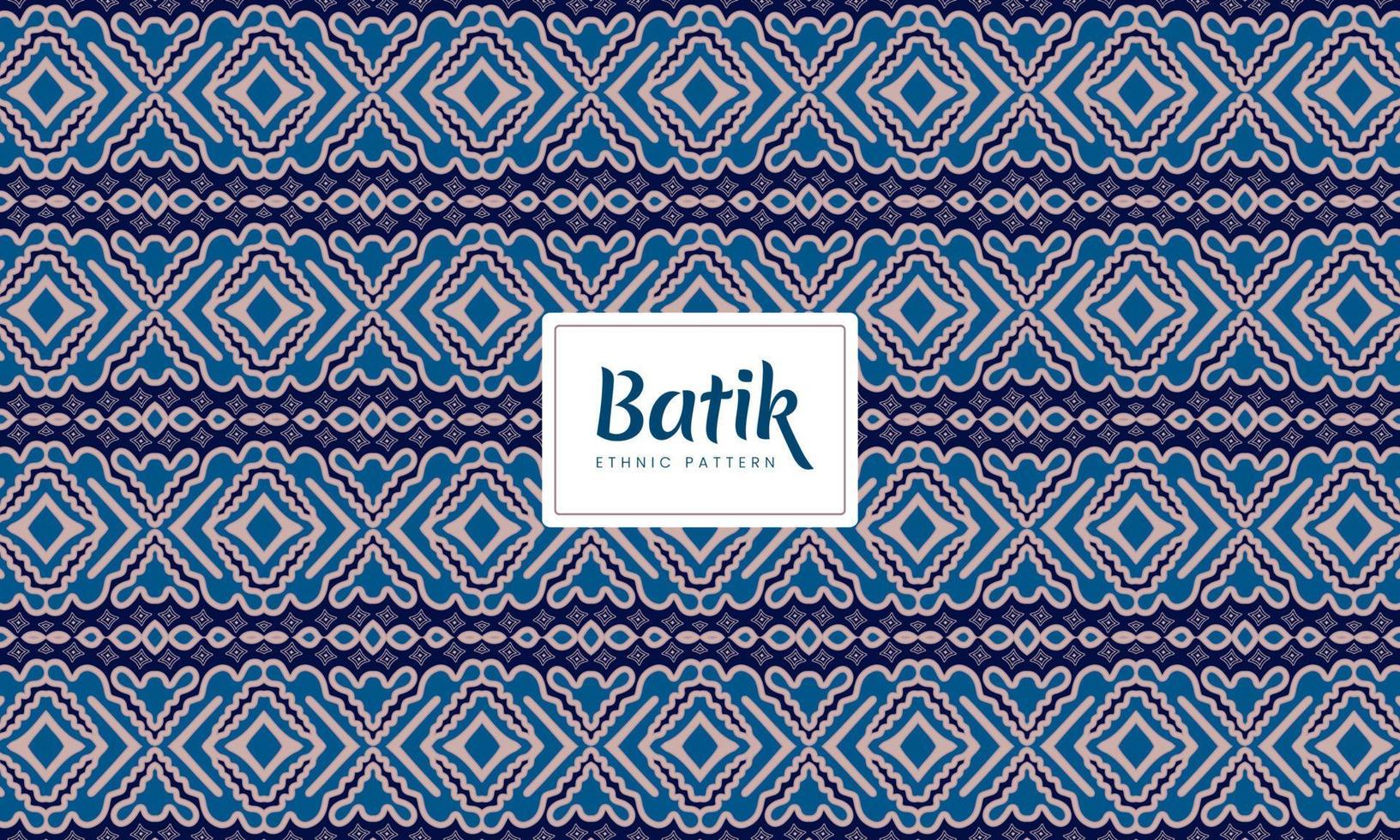 batik indonesiska traditionella dekorativa etniska mönster vektor bakgrund