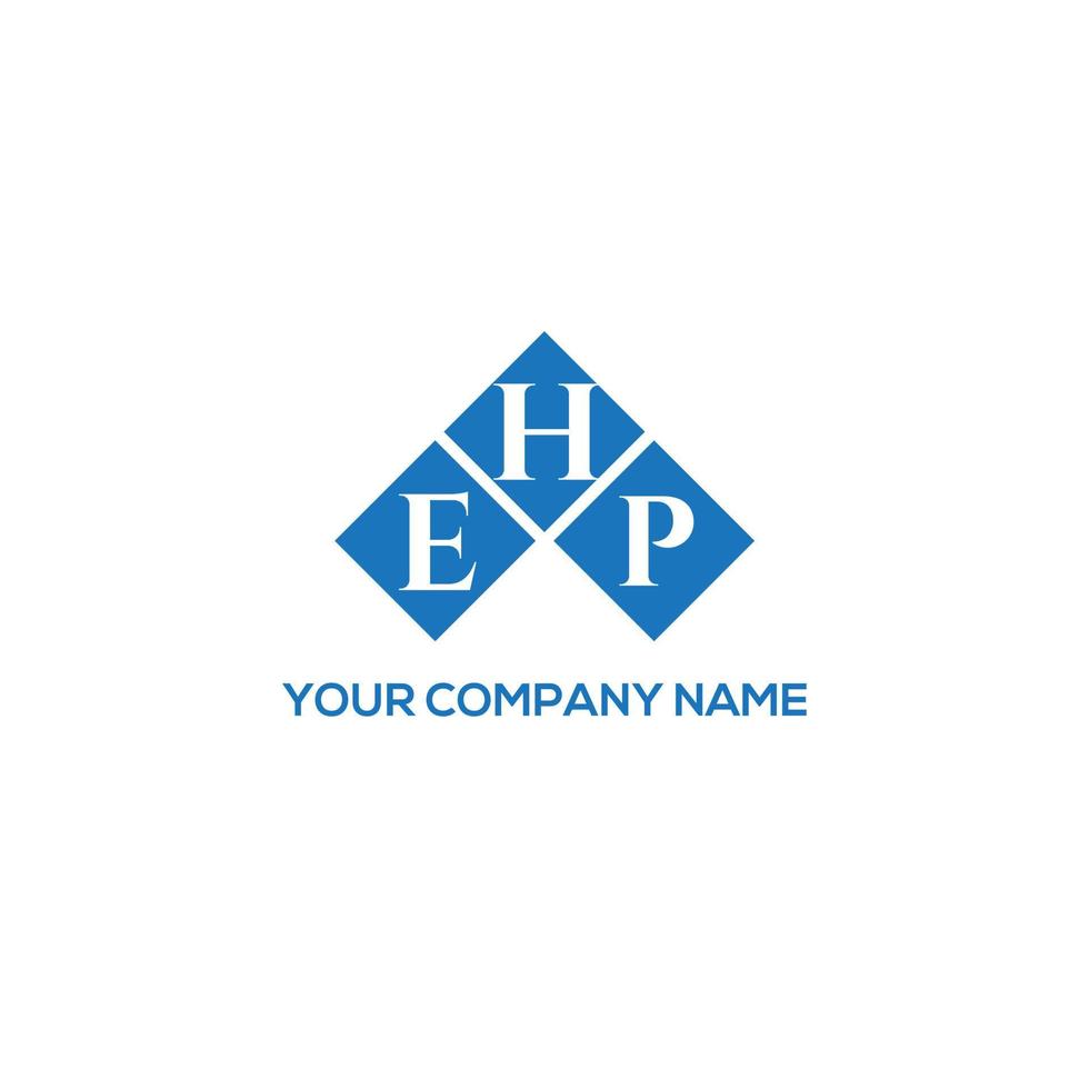 ehp brev logotyp design på vit bakgrund. ehp kreativa initialer brev logotyp koncept. ehp bokstavsdesign. vektor