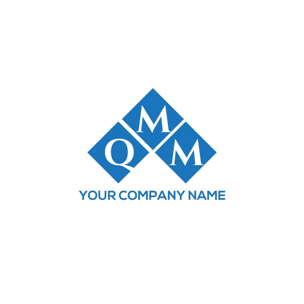 qmm brev logotyp design på vit bakgrund. qmm kreativa initialer brev logotyp koncept. qmm bokstavsdesign. vektor