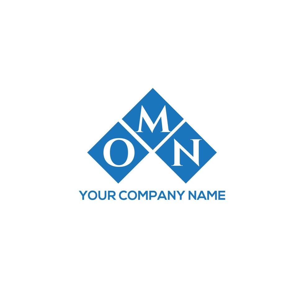 omn brev logotyp design på vit bakgrund. omn kreativa initialer brev logotyp koncept. omn bokstav design. vektor