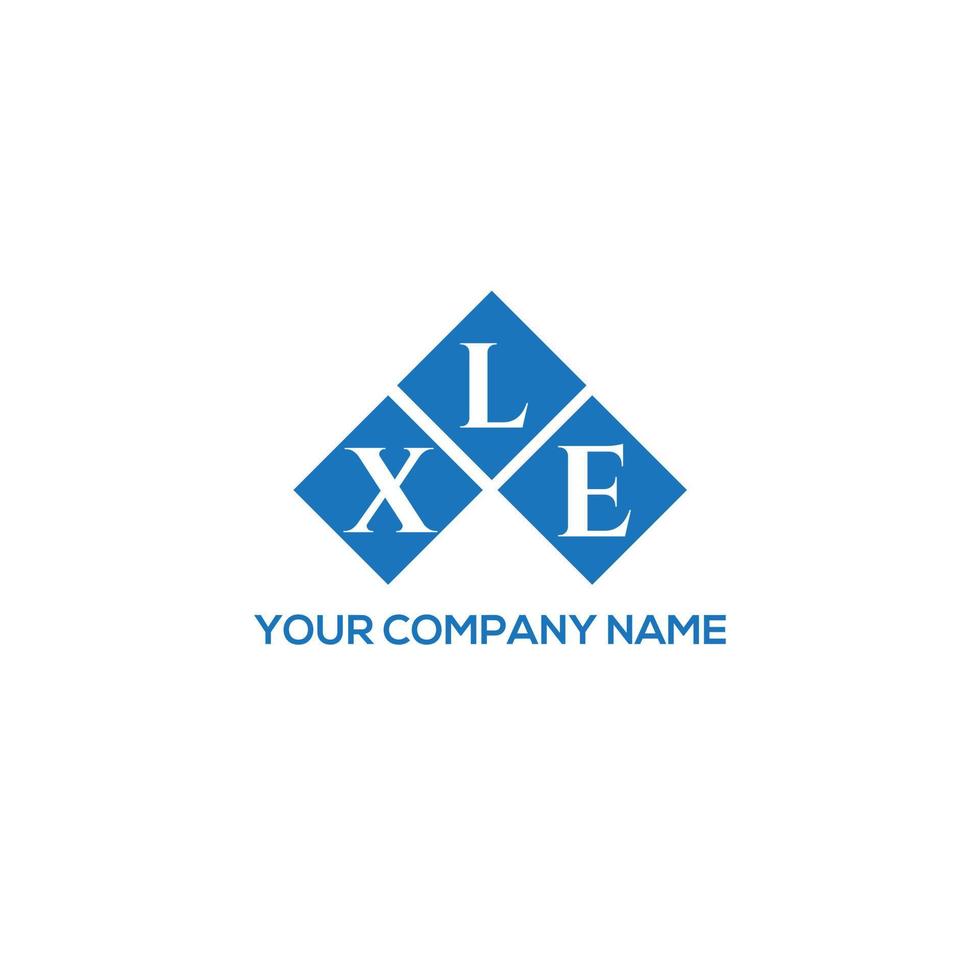 xle brev logotyp design på vit bakgrund. xle kreativa initialer bokstavslogotyp koncept. xle bokstavsdesign. vektor