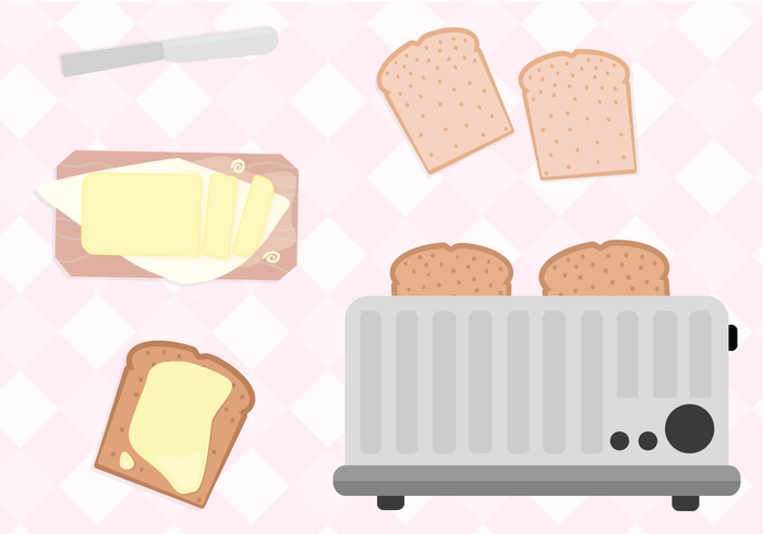 Gratis Toast Vector