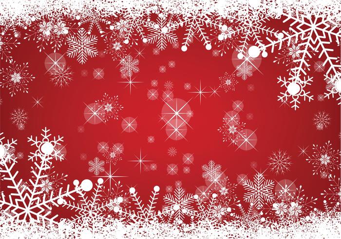 Snowy Weihnachten Hintergrund vektor