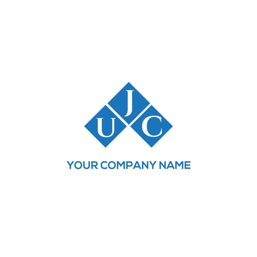 ujc brev logotyp design på vit bakgrund. ujc kreativa initialer brev logotyp koncept. ujc bokstavsdesign. vektor