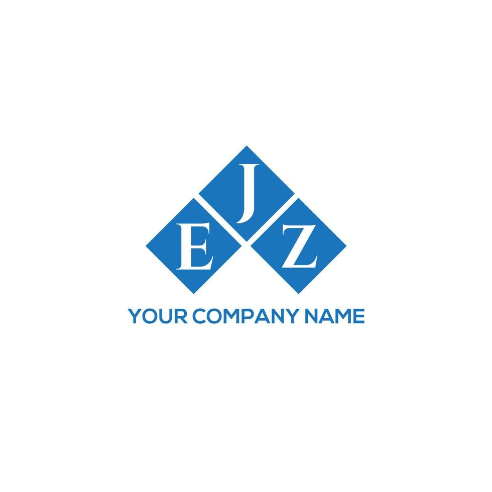 ejz-Brief-Logo-Design auf weißem Hintergrund. ejz kreative Initialen schreiben Logo-Konzept. ejz Briefgestaltung. vektor