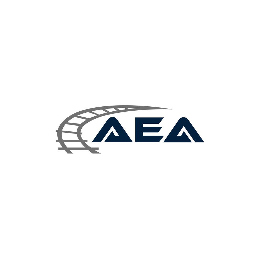 aea brev logotyp design på vit bakgrund. aea kreativa initialer brev logotyp koncept. aea bokstavsdesign. vektor