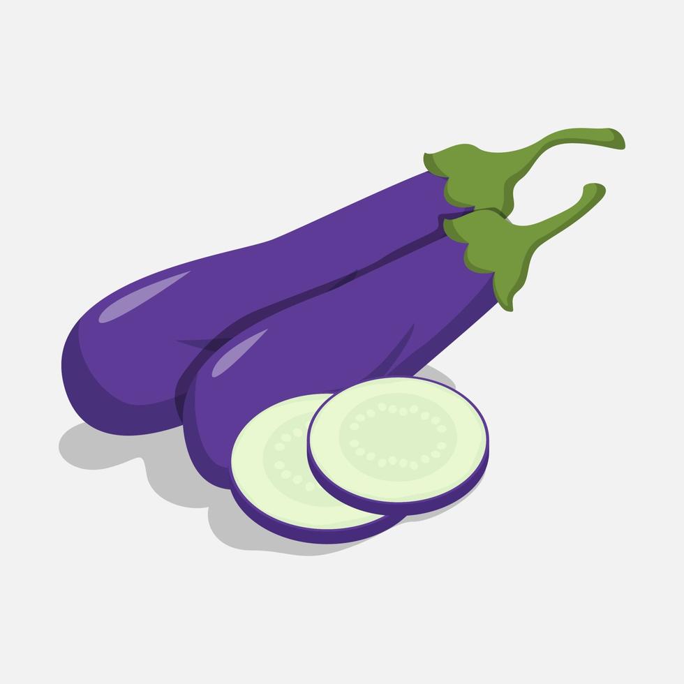 aubergine vektor illustration