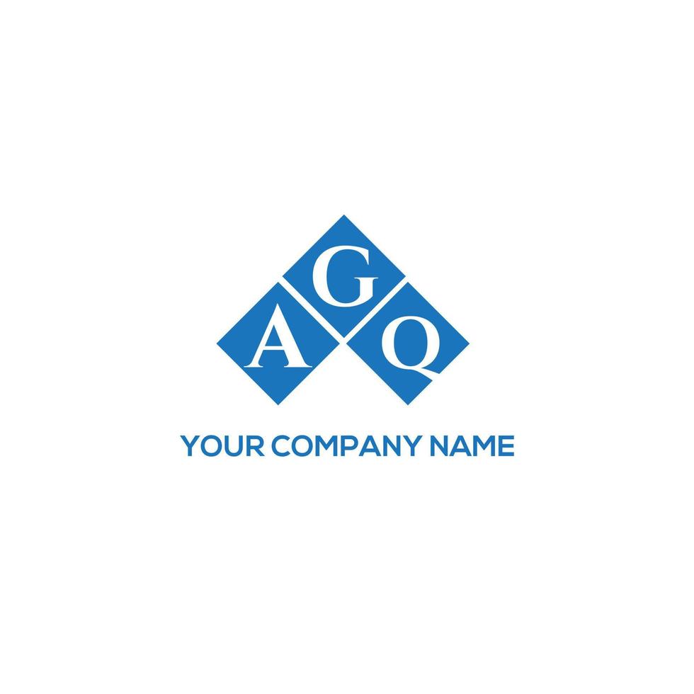 agq-Buchstaben-Logo-Design auf weißem Hintergrund. agq kreatives Initialen-Buchstaben-Logo-Konzept. agq Briefgestaltung. vektor