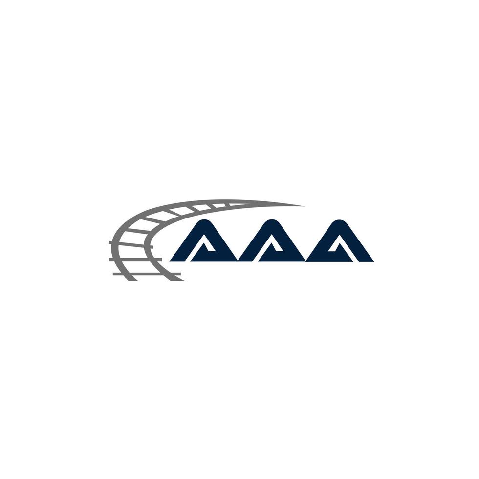 AAA-Brief-Logo-Design auf weißem Hintergrund. aaa kreative Initialen schreiben Logo-Konzept. aaa Briefgestaltung. vektor