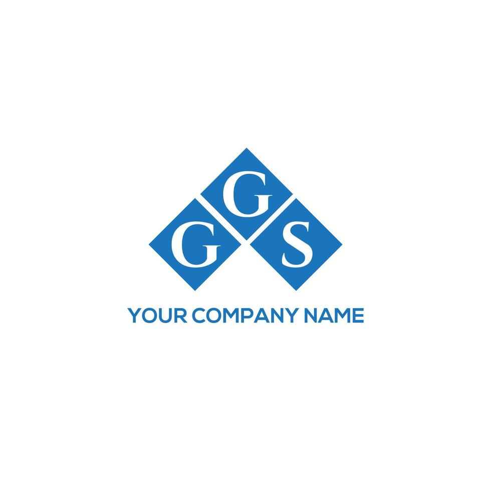 ggs-Brief-Logo-Design auf weißem Hintergrund. ggs kreatives Initialen-Buchstaben-Logo-Konzept. ggs Briefgestaltung. vektor