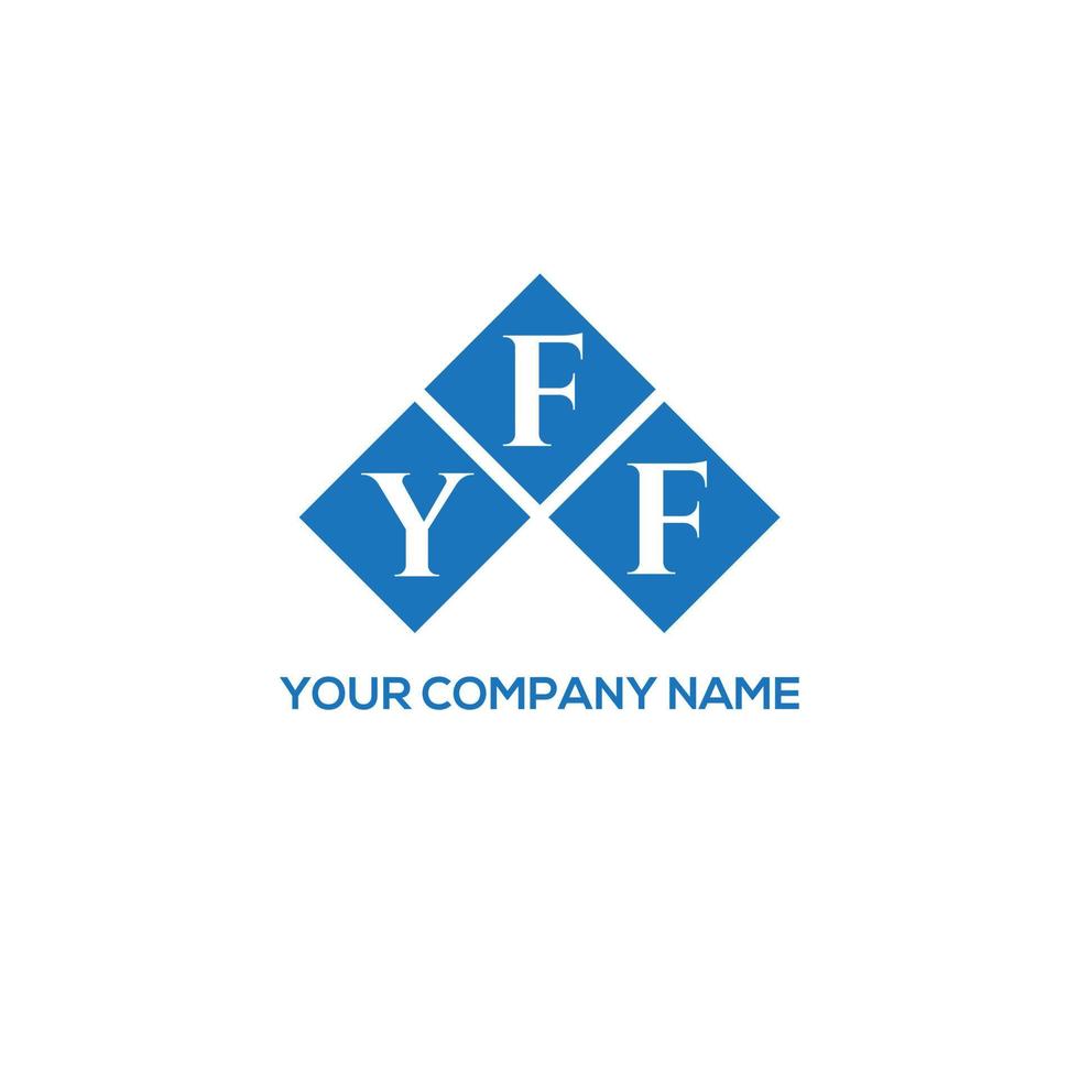 fyf-Buchstaben-Logo-Design auf weißem Hintergrund. fyf kreative Initialen schreiben Logo-Konzept. fyf Briefgestaltung. vektor