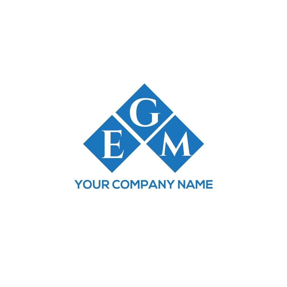 egm brev logotyp design på vit bakgrund. egm kreativa initialer brev logotyp koncept. egm bokstavsdesign. vektor