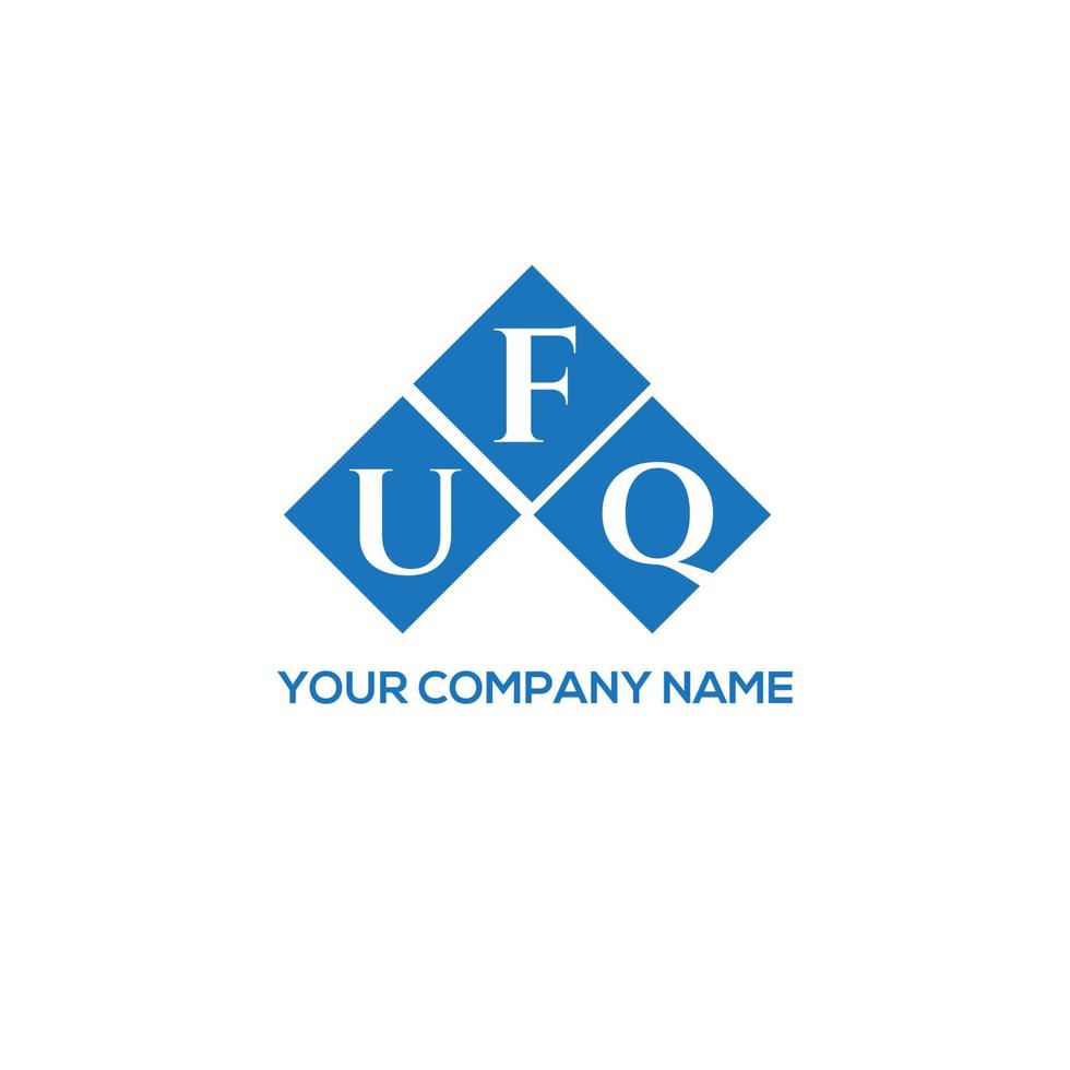 ufq kreative Initialen schreiben Logo-Konzept. ufq-Buchstaben-Design.ufq-Brief-Logo-Design auf weißem Hintergrund. ufq kreative Initialen schreiben Logo-Konzept. ufq Briefgestaltung. vektor