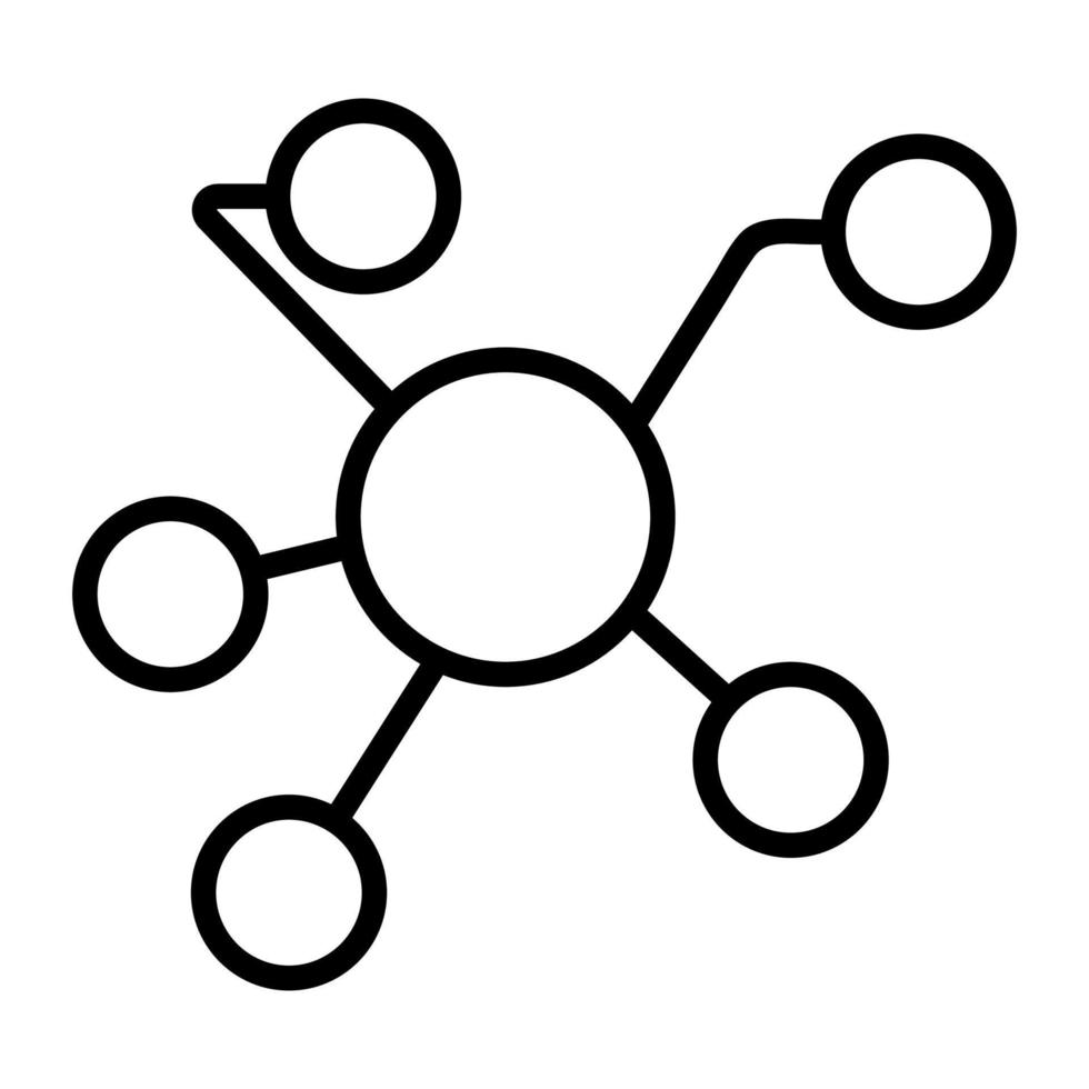 Schema die Zusammensetzung des Symbolvektors. isolierte kontursymbolillustration vektor