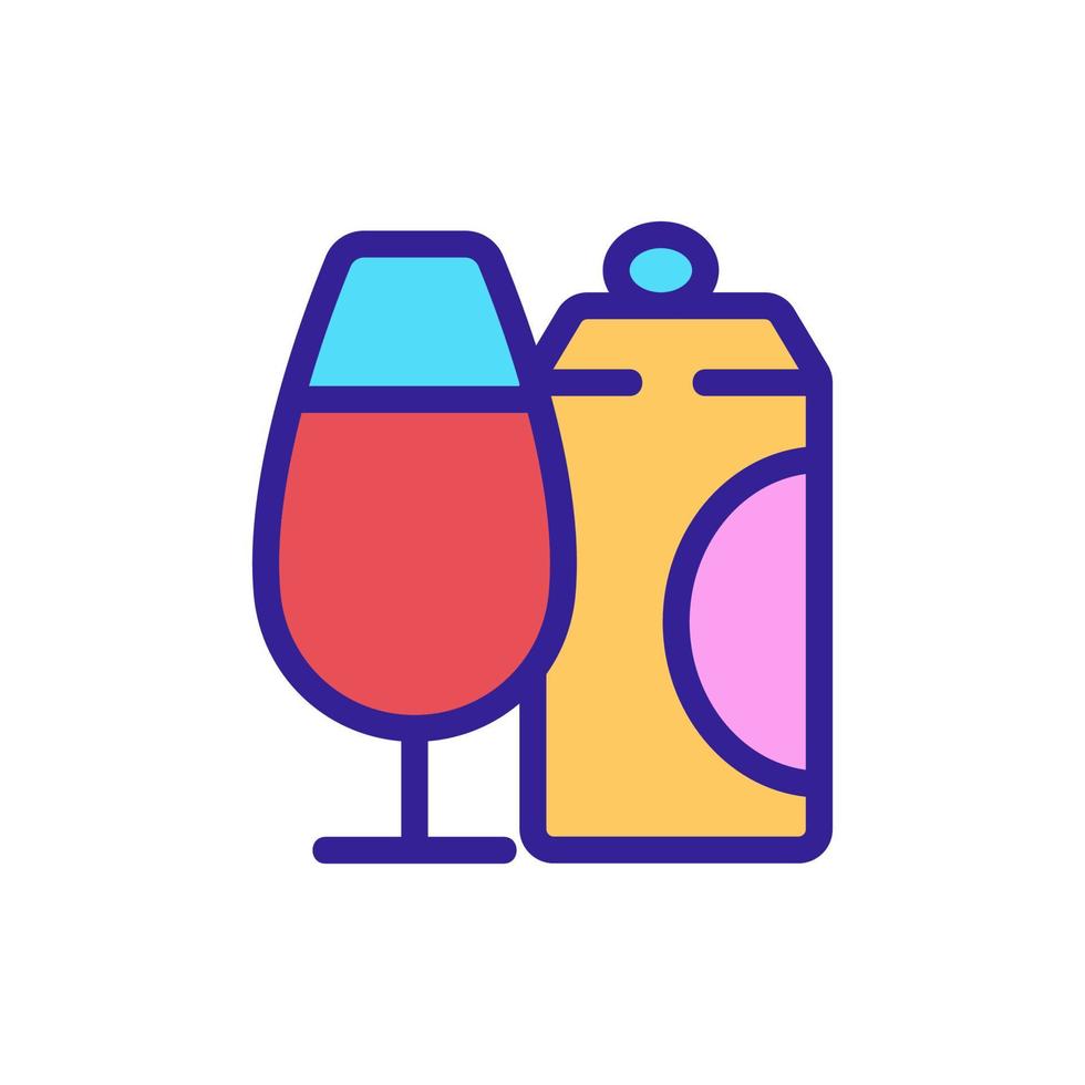 Bank Bierglas Symbol Vektor Umriss Illustration