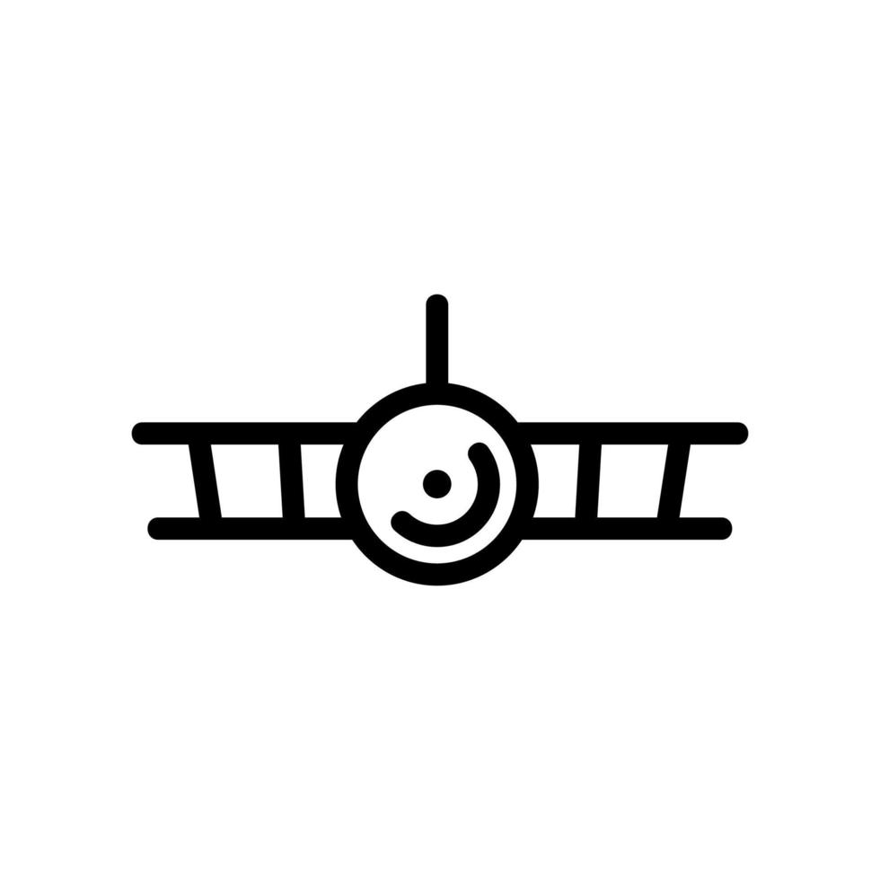 jordbruksflygplan ikon vektor. isolerade kontur symbol illustration vektor