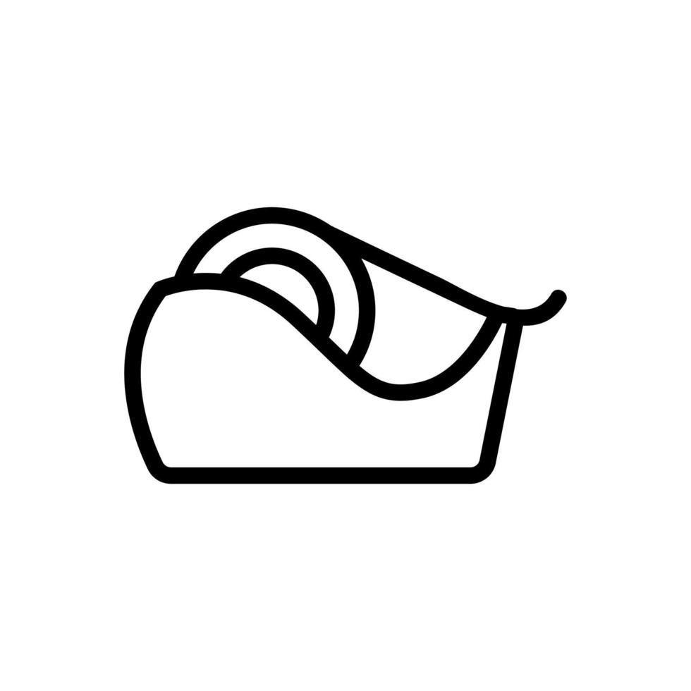 Wellenbandhalter Symbol Vektor Umriss Illustration