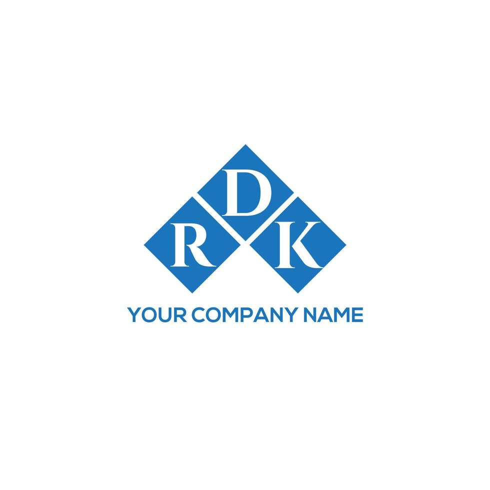 rdk brev logotyp design på vit bakgrund. rdk kreativa initialer brev logotyp koncept. rdk bokstavsdesign. vektor