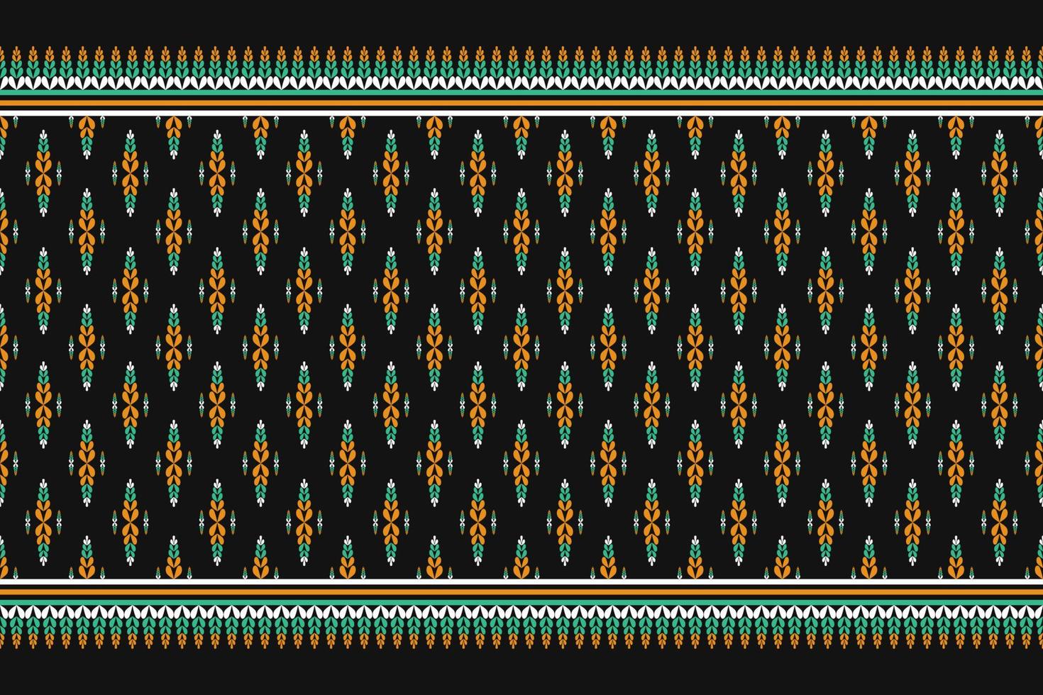 abstrakt etnisk blomma konst. geometriska orientaliska sömlösa mönster traditionella. randig i tribal stil. design för bakgrund, tapeter, vektorillustration, tyg, kläder, batik, matta, broderi. vektor