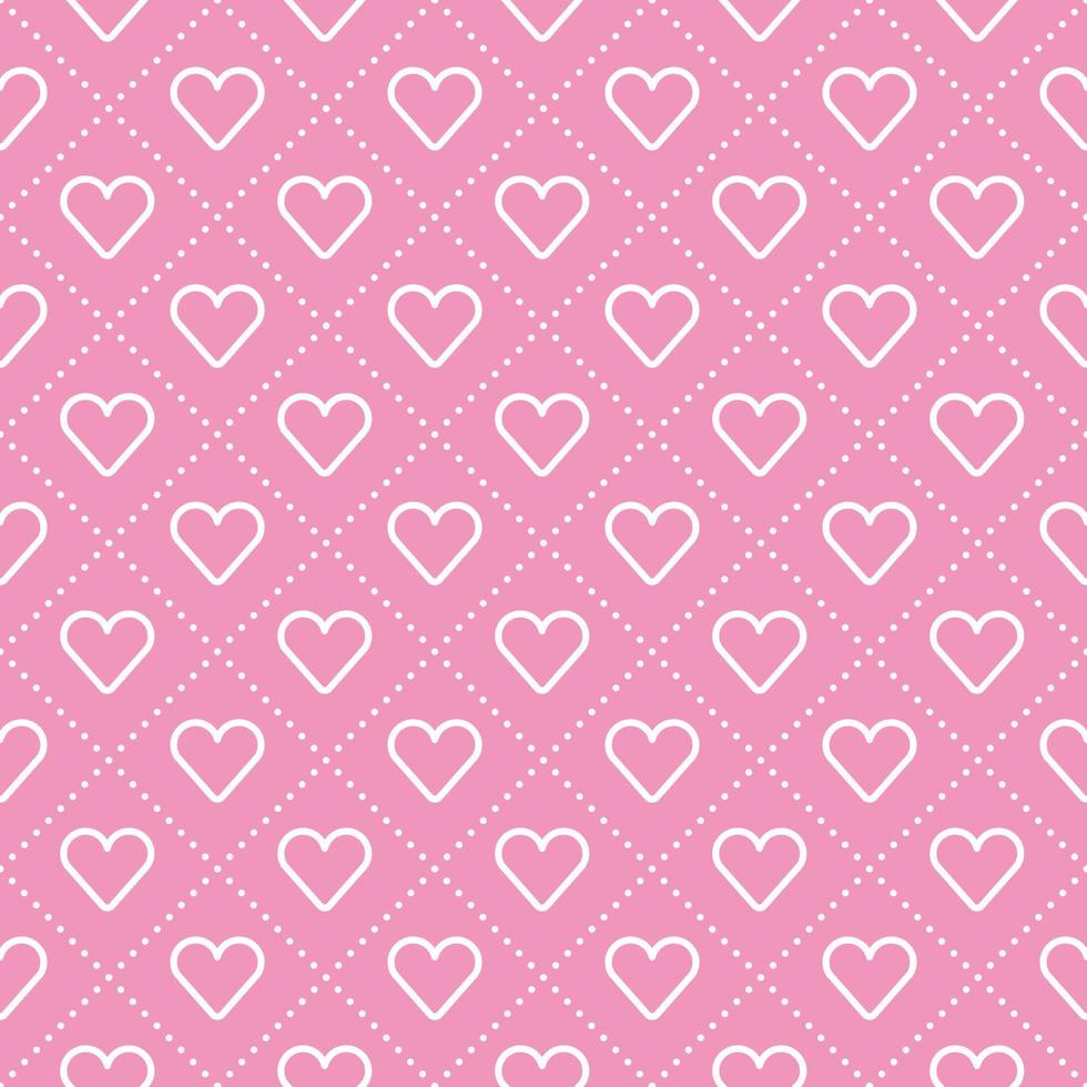 süß herz liebe valentinstag rosa weiß umriss muster streifen gestreift diagonal strichlinie hintergrund vektor cartoon illustration tischdecke, picknickmatte, geschenkpapier, matte, stoff, textil, schal.