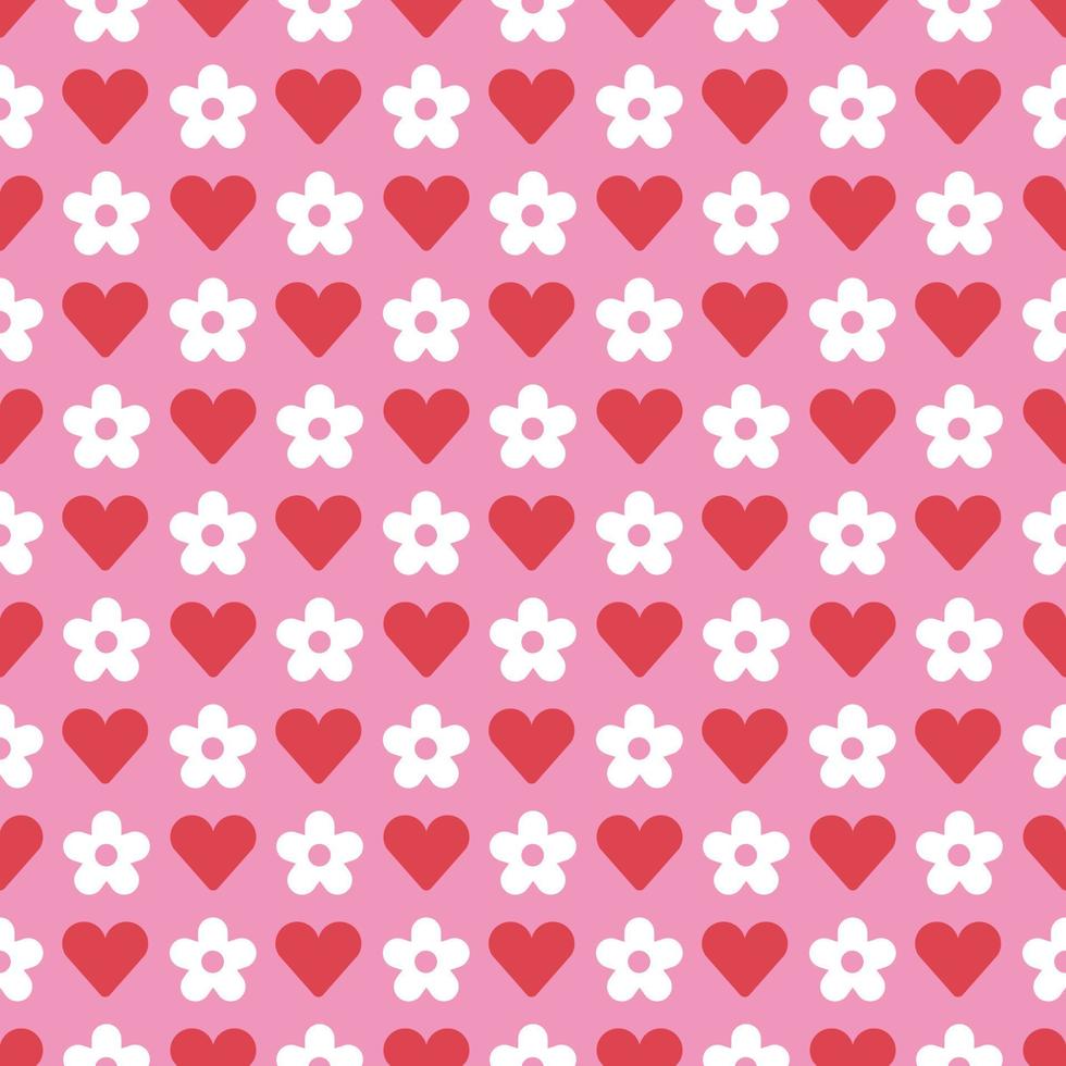 süß herz liebe valentinstag rot rosa weiß gänseblümchen blume muster streifen gestreift hintergrund element vektor cartoon illustration tischdecke, picknickmatte, geschenkpapier, matte, stoff, textil, schal.