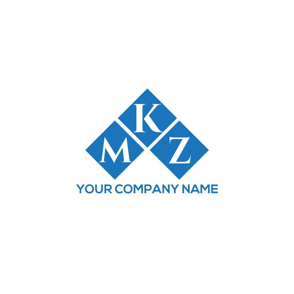 MKZ-Brief-Design. MKZ-Brief-Logo-Design auf weißem Hintergrund. mkz kreative Initialen schreiben Logo-Konzept. MKZ-Brief-Design. MKZ-Brief-Logo-Design auf weißem Hintergrund. m vektor