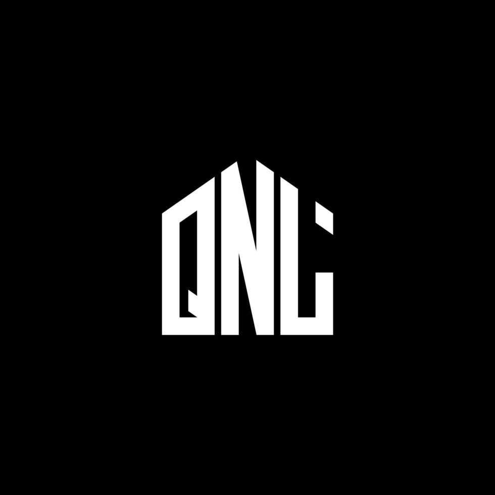 qnl-Buchstaben-Logo-Design auf schwarzem Hintergrund. qnl kreatives Initialen-Buchstaben-Logo-Konzept. qnl Briefgestaltung. vektor