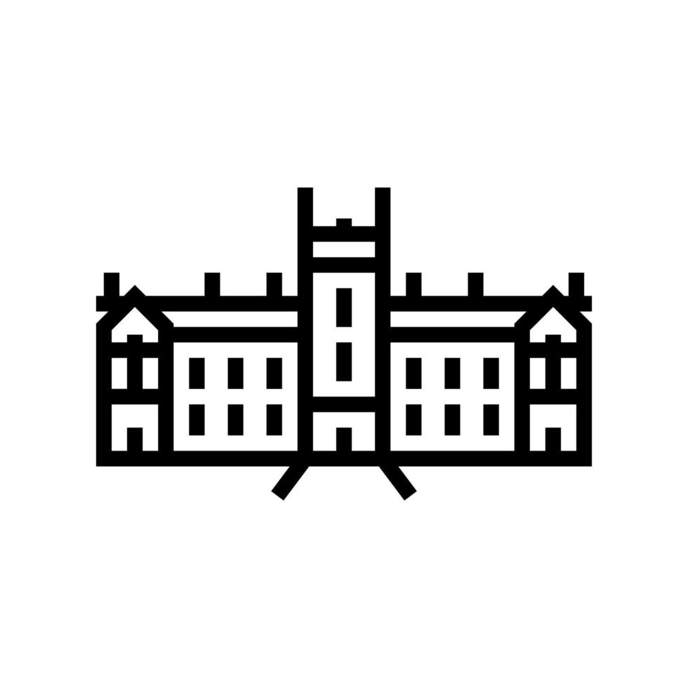 sydney universität linie symbol vektor illustration