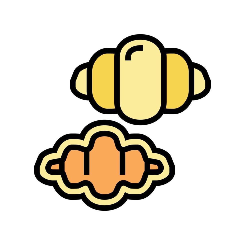gnocchi pasta färg ikon vektor illustration