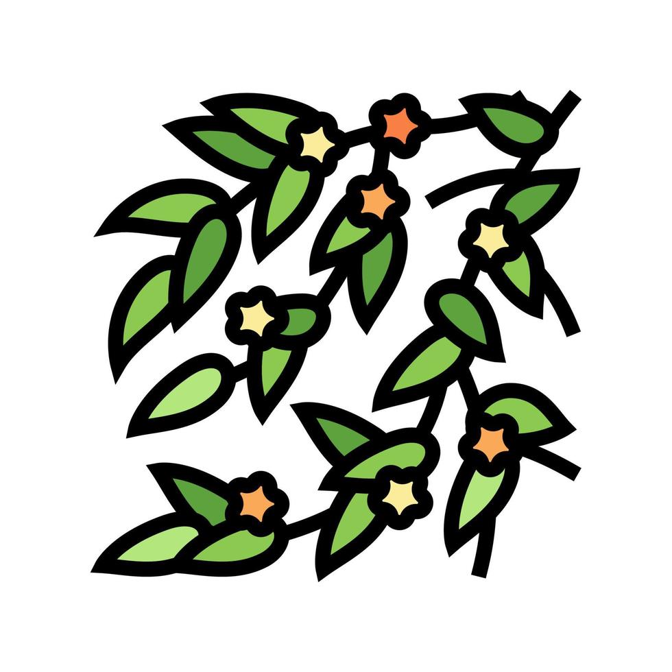 Frühling Blatt Farbe Symbol Vektor Illustration